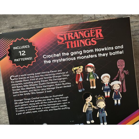 Netflix STRANGER THINGS Crochet Kit Includes Yarn To Make DEMOGORGON & ELEVEN - Picture 2 of 2